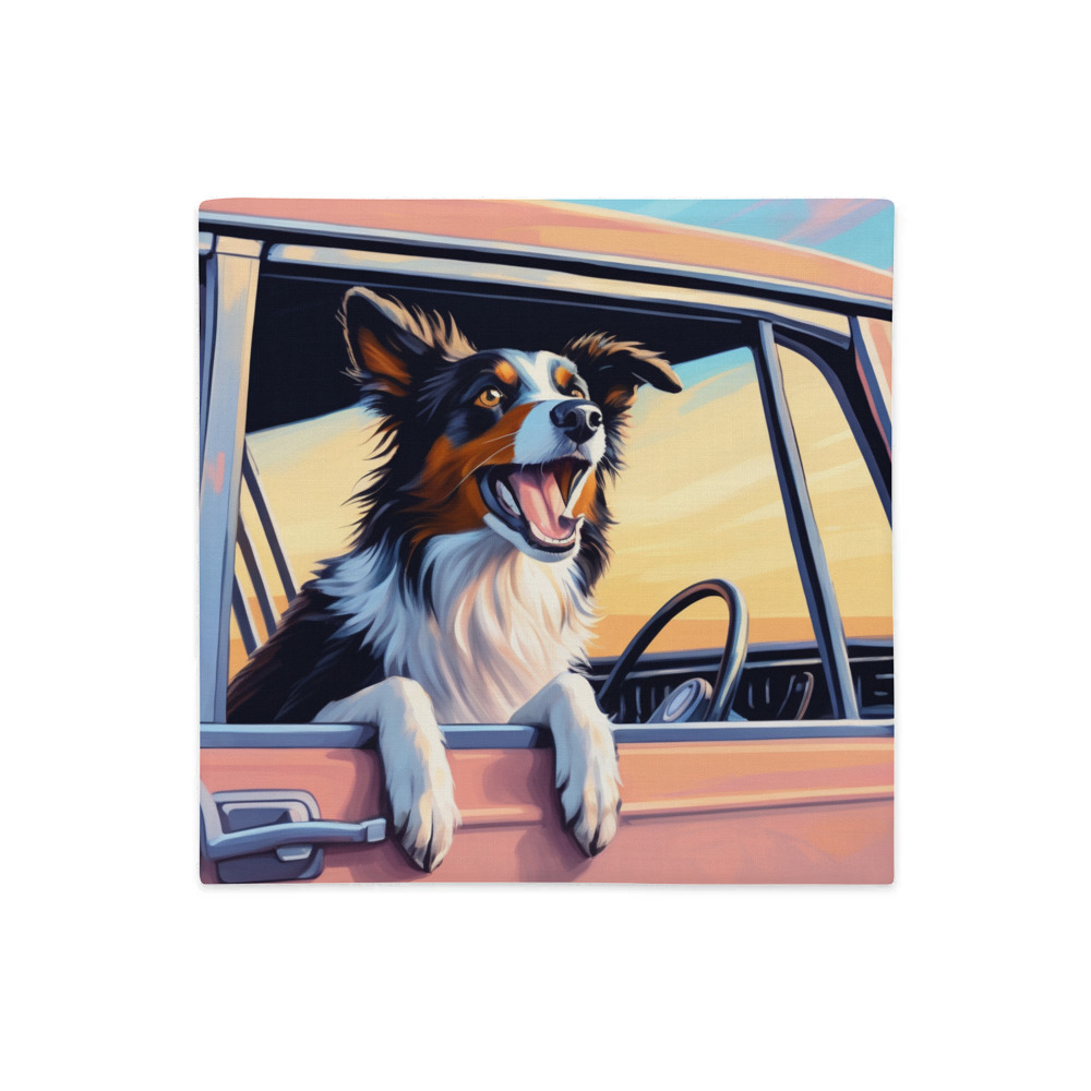 PugMug Custom Border Collie Premium Pillow Case