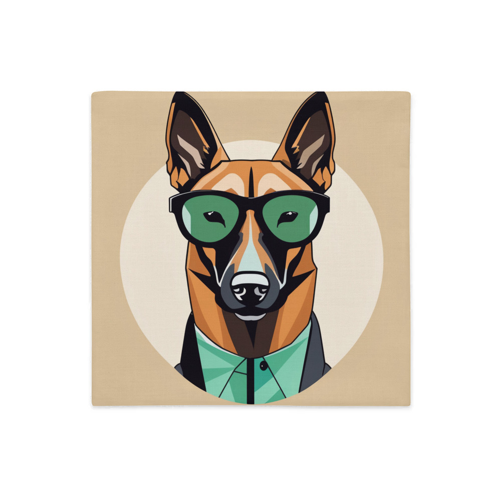 PugMug Custom Belgian Malinois Premium Pillow Case