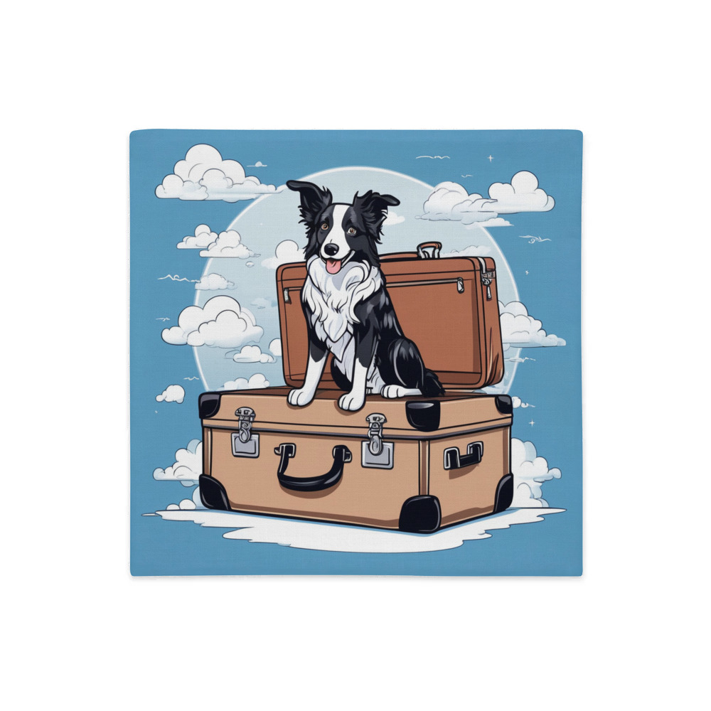 PugMug Custom Border Collie Premium Pillow Case