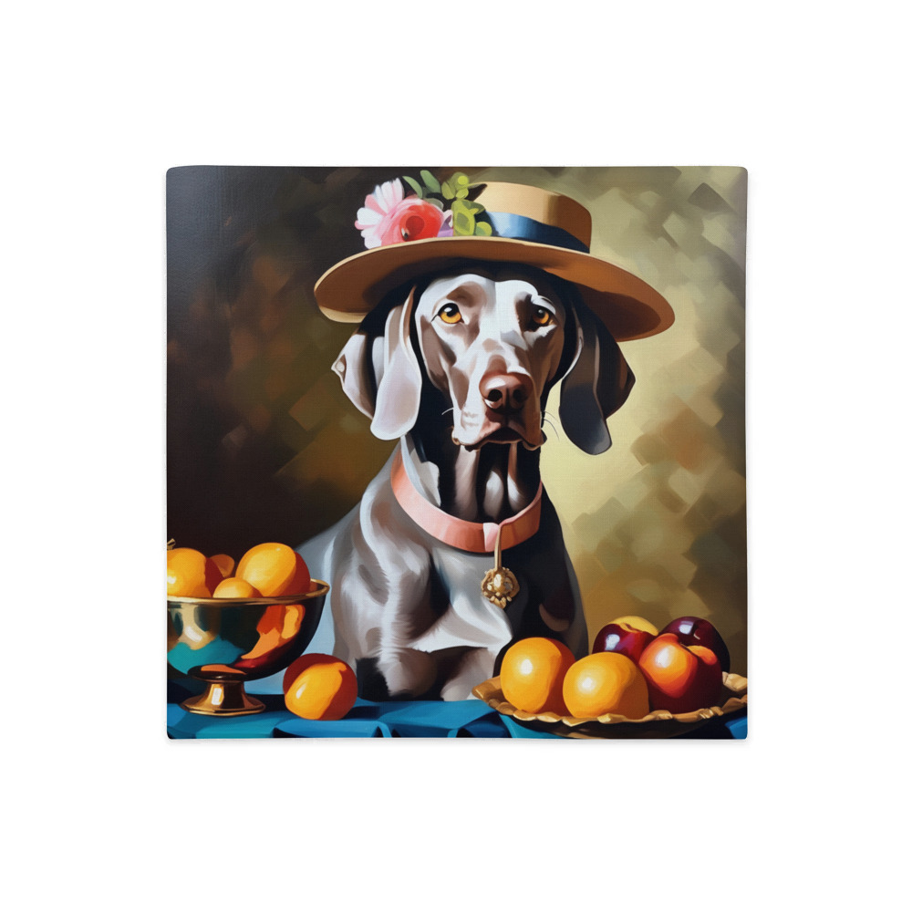 PugMug Custom Weimaraner Premium Pillow Case