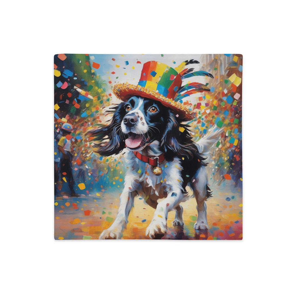 PugMug Custom English Springer Spaniel Premium Pillow Case