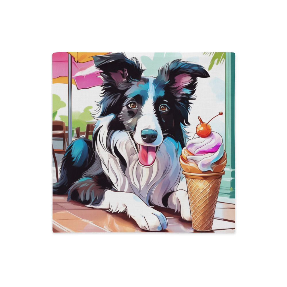 PugMug Custom Border Collie Premium Pillow Case