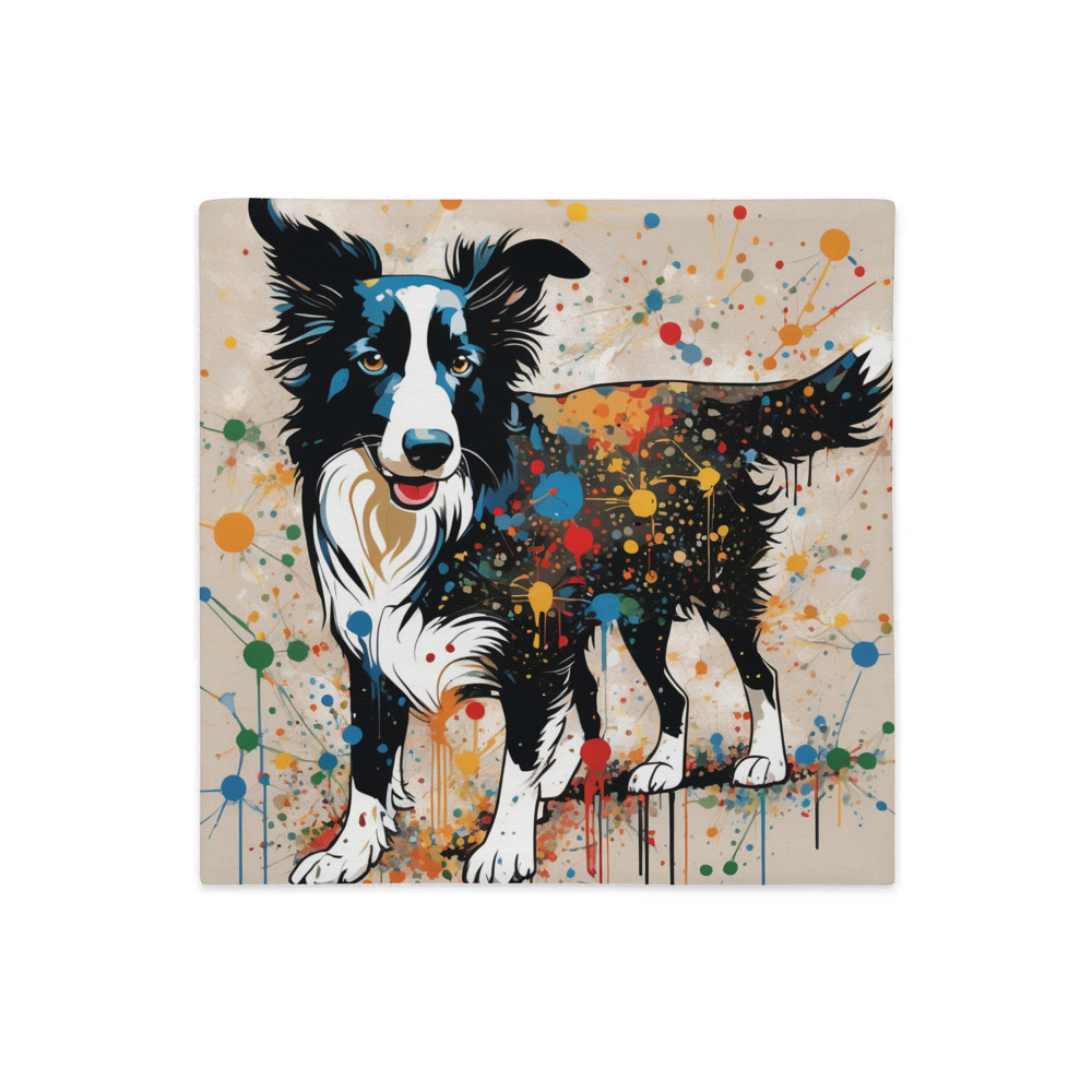 PugMug Custom Border Collie Premium Pillow Case