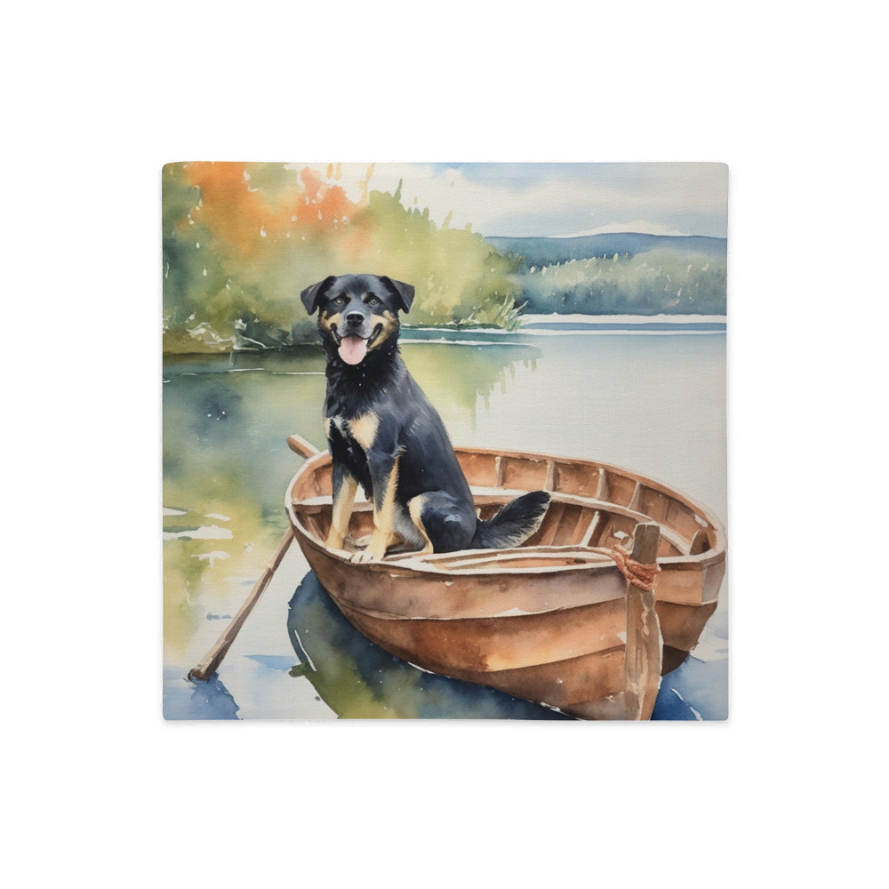 PugMug Custom Blue Premium Pillow Case