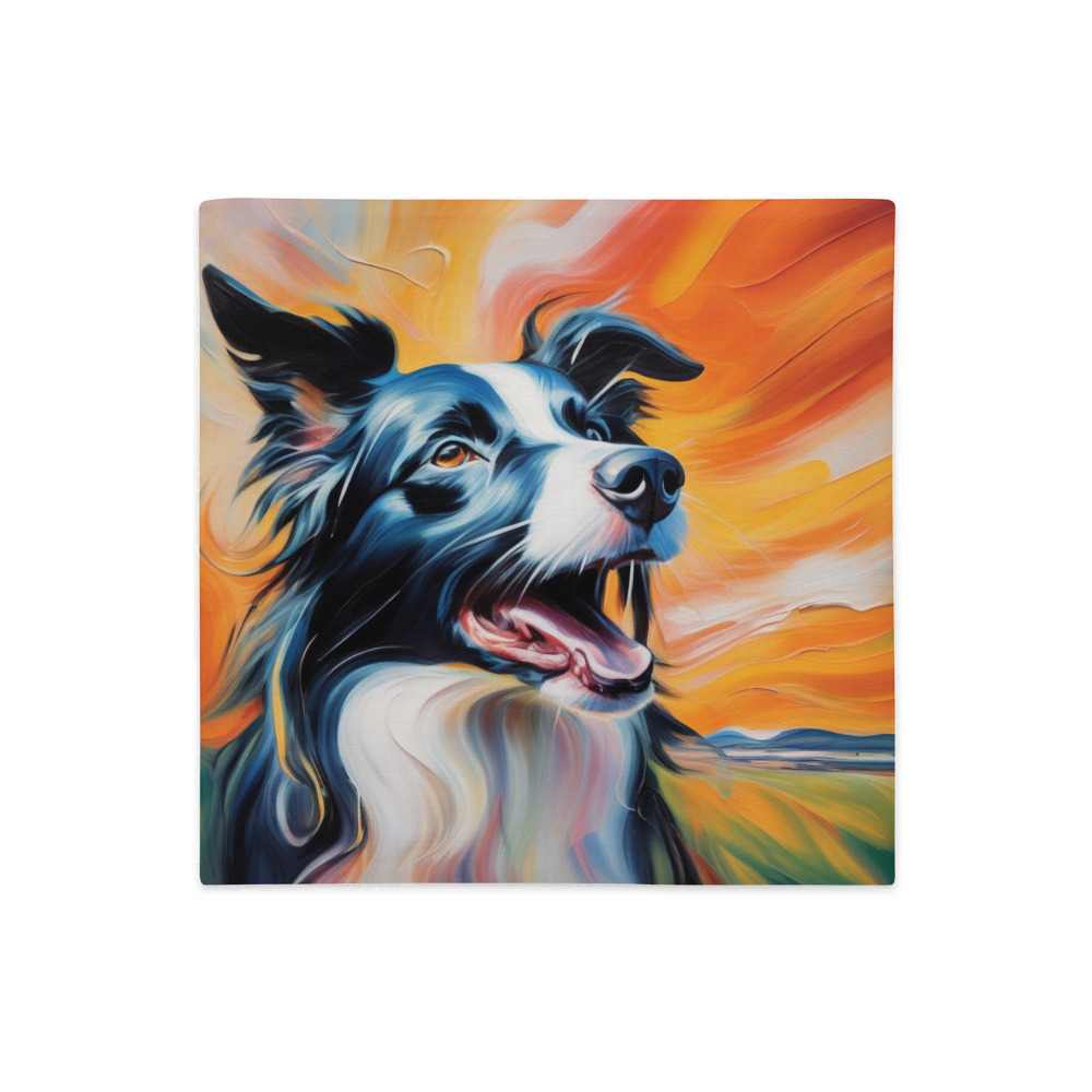 PugMug Custom Border Collie Premium Pillow Case