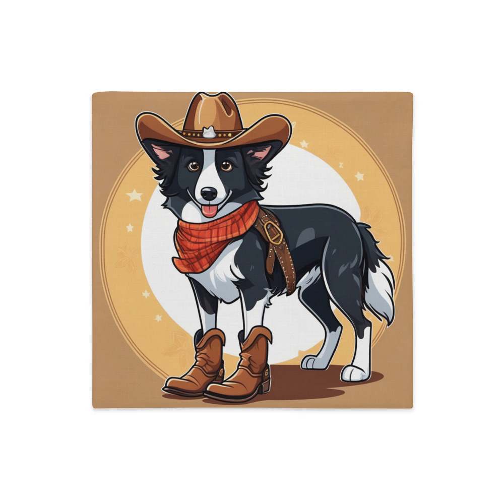 PugMug Custom Border Collie Premium Pillow Case