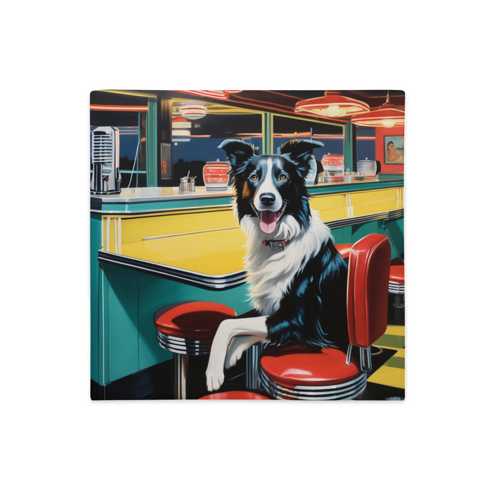 PugMug Custom Border Collie Premium Pillow Case