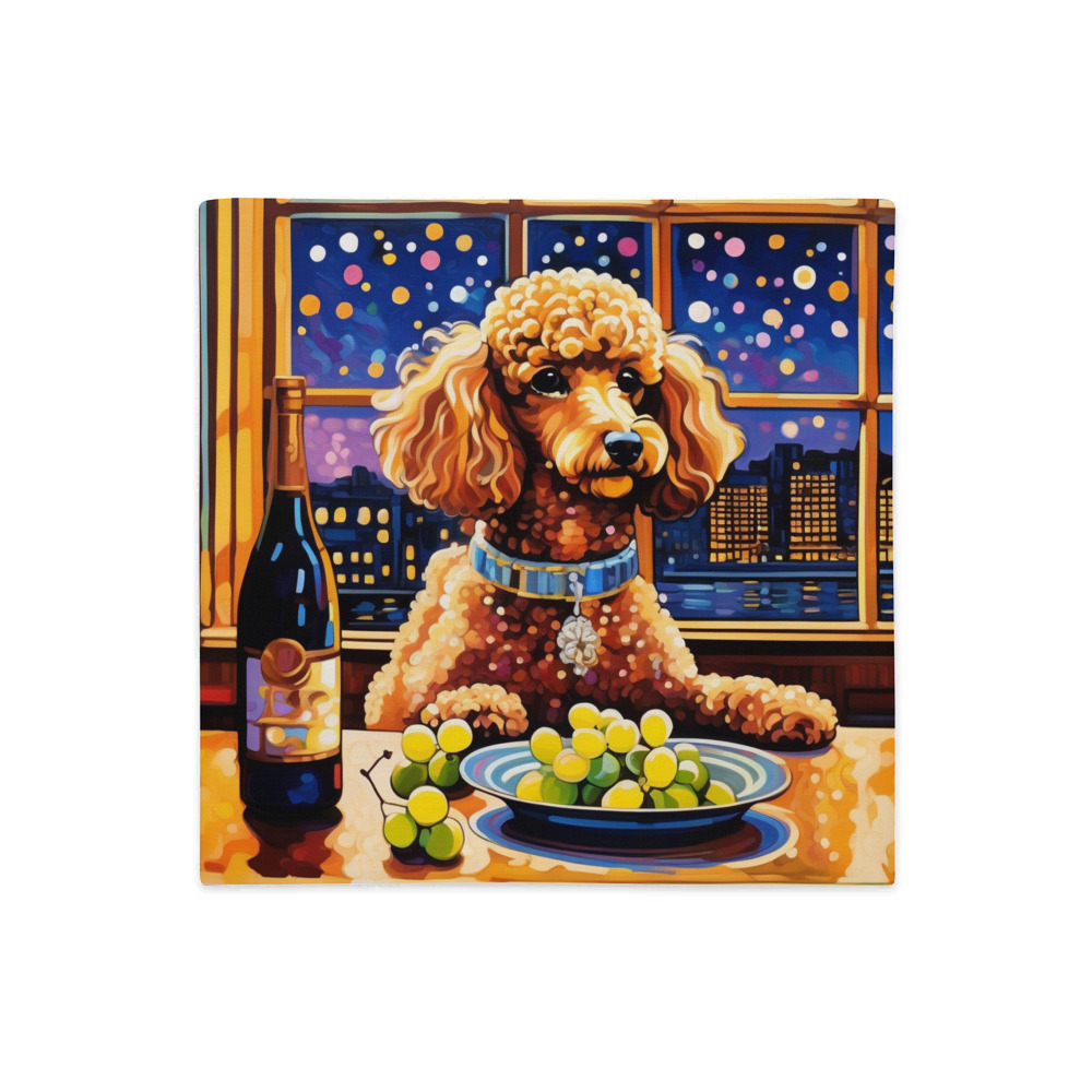 PugMug Custom Tan Poodle Premium Pillow Case
