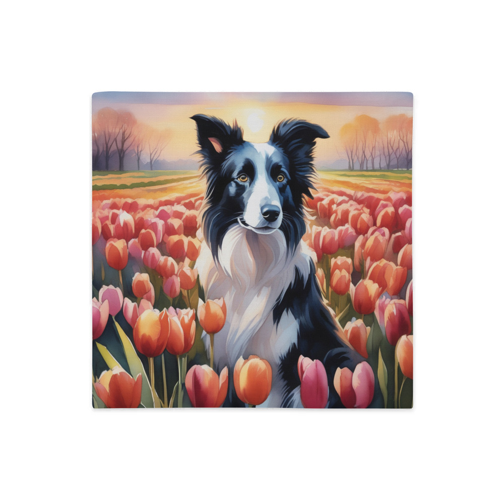 PugMug Custom Border Collie Premium Pillow Case