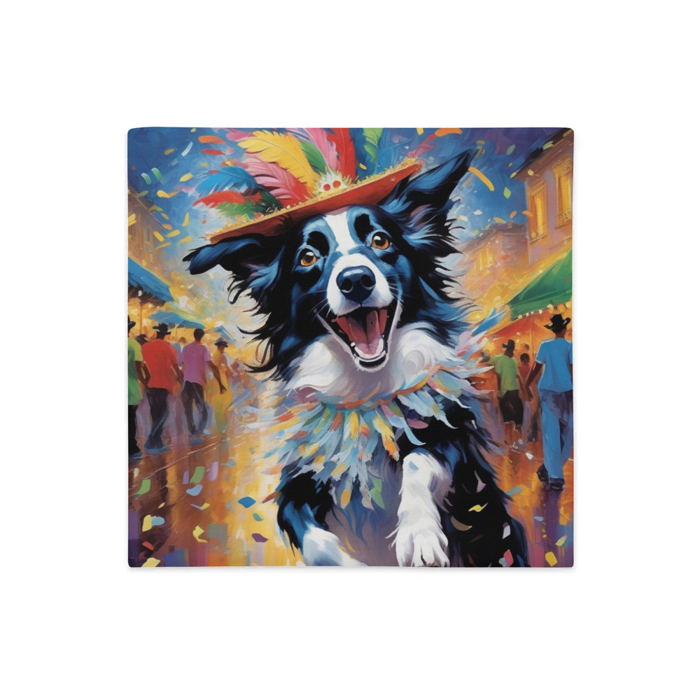 PugMug Custom Border Collie Premium Pillow Case