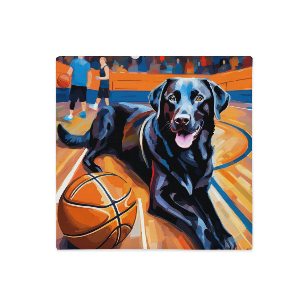 PugMug Custom Black Labrador Retriever Premium Pillow Case