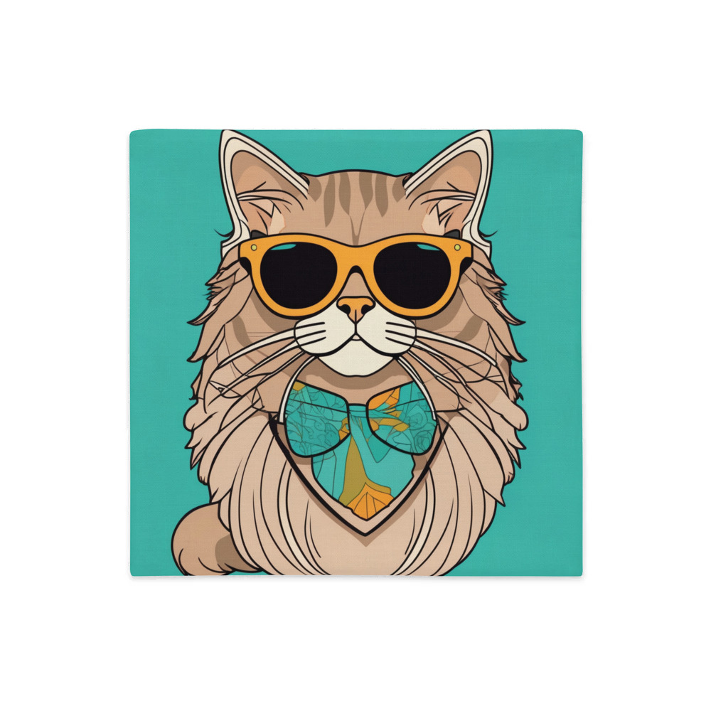 PugMug Custom Tabby Persian Cat Premium Pillow Case