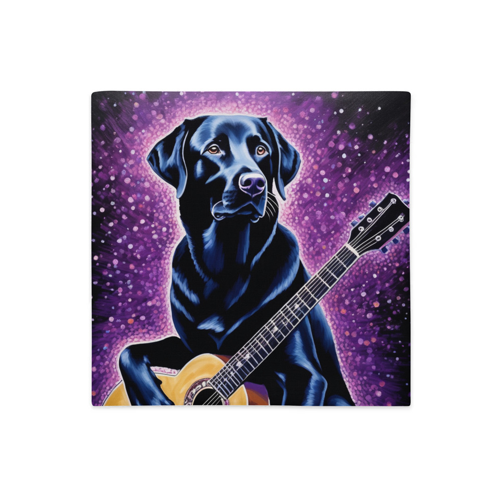 PugMug Custom Black Labrador Retriever Premium Pillow Case