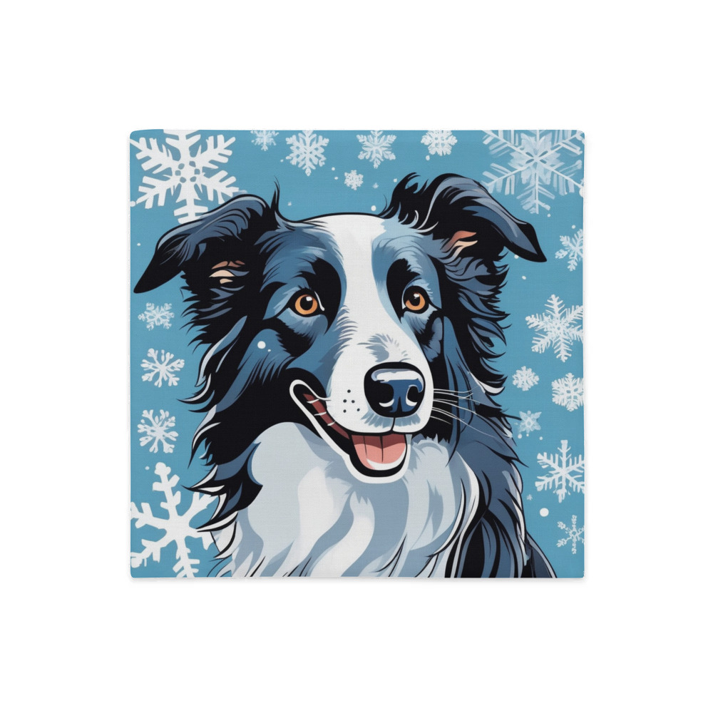 PugMug Custom Border Collie Premium Pillow Case