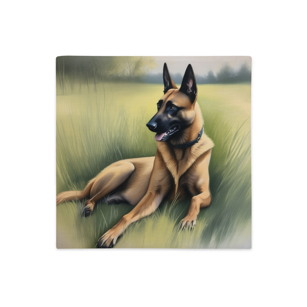 PugMug Custom Belgian Malinois Premium Pillow Case
