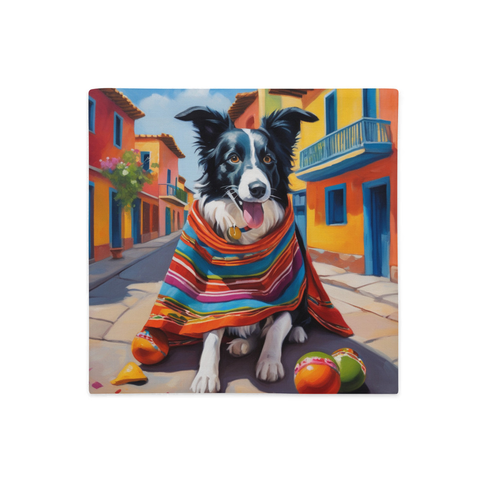 PugMug Custom Border Collie Premium Pillow Case