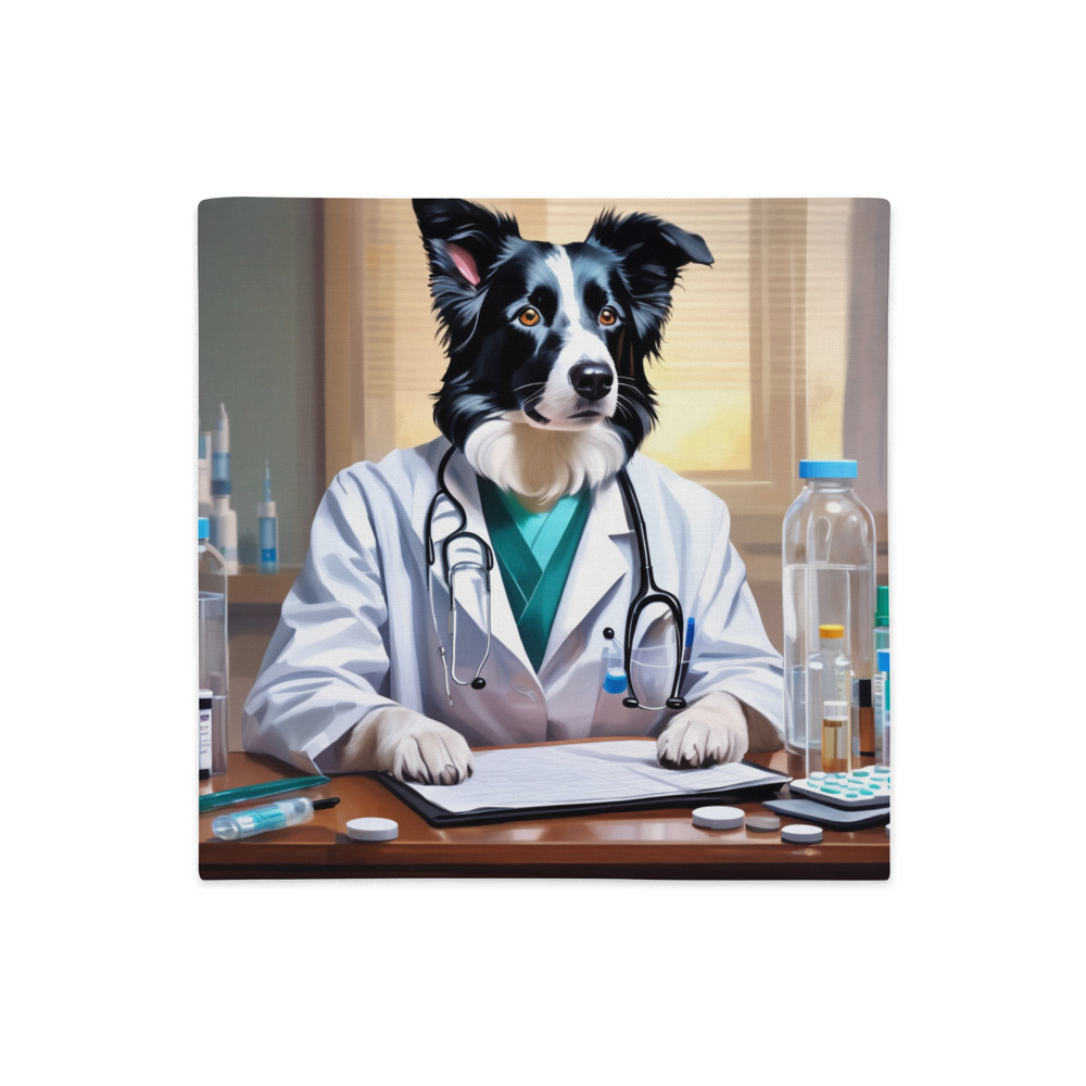 PugMug Custom Border Collie Premium Pillow Case