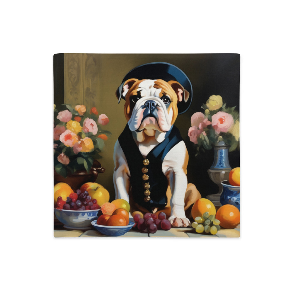 PugMug Custom Bulldog Premium Pillow Case