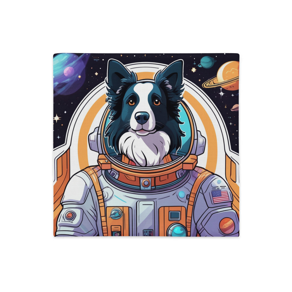 PugMug Custom Border Collie Premium Pillow Case