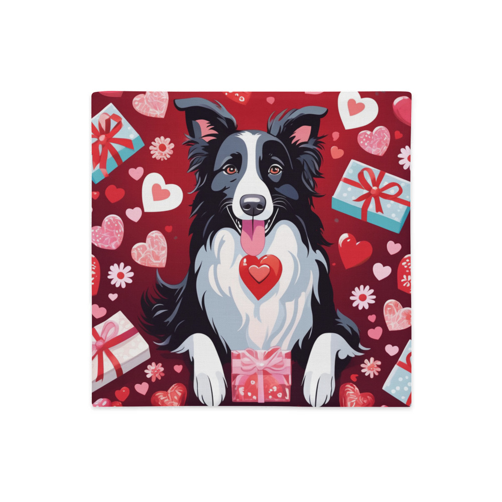 PugMug Custom Border Collie Premium Pillow Case