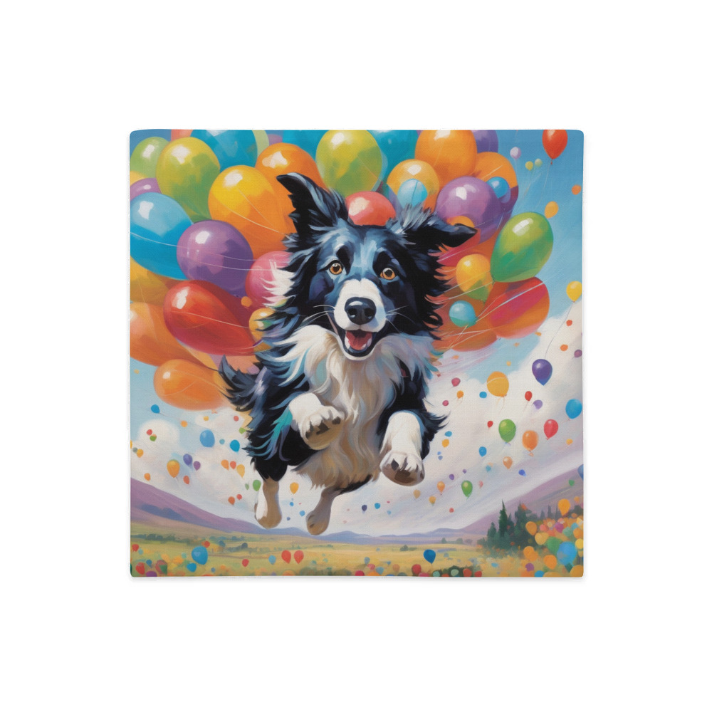 PugMug Custom Border Collie Premium Pillow Case