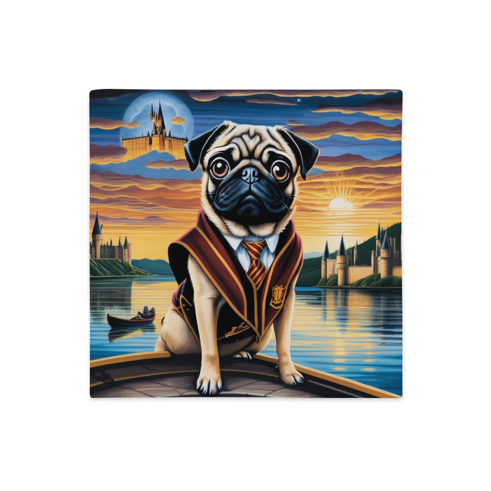 PugMug Custom Pug Premium Pillow Case