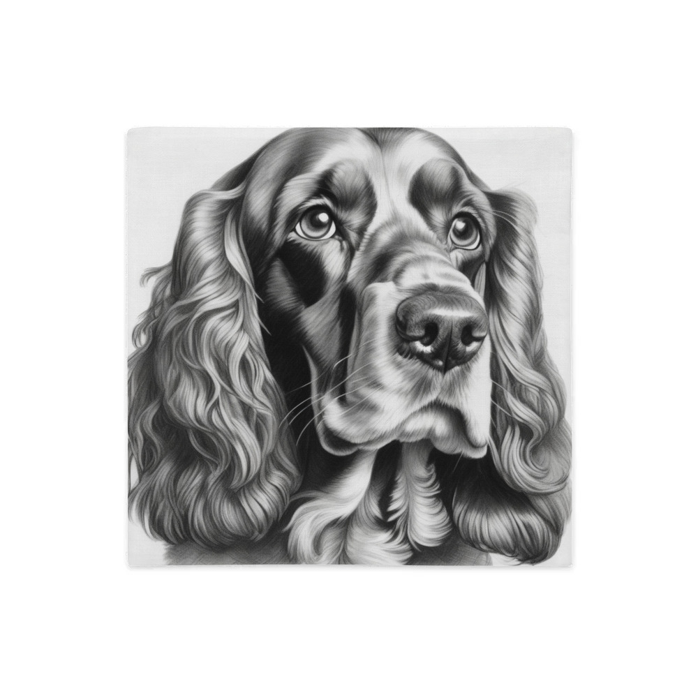 PugMug Custom English Cocker Spaniel Premium Pillow Case