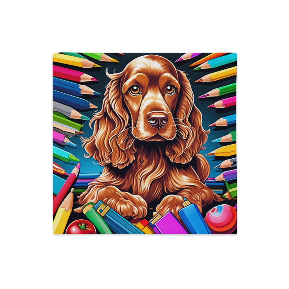 PugMug Custom Cocker Spaniel Premium Pillow Case