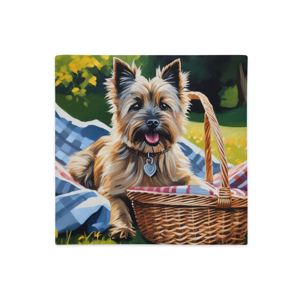 PugMug Custom Cairn Terrier Premium Pillow Case