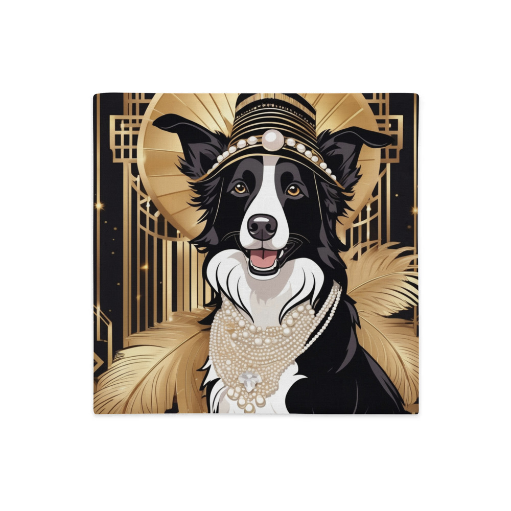 PugMug Custom Border Collie Premium Pillow Case