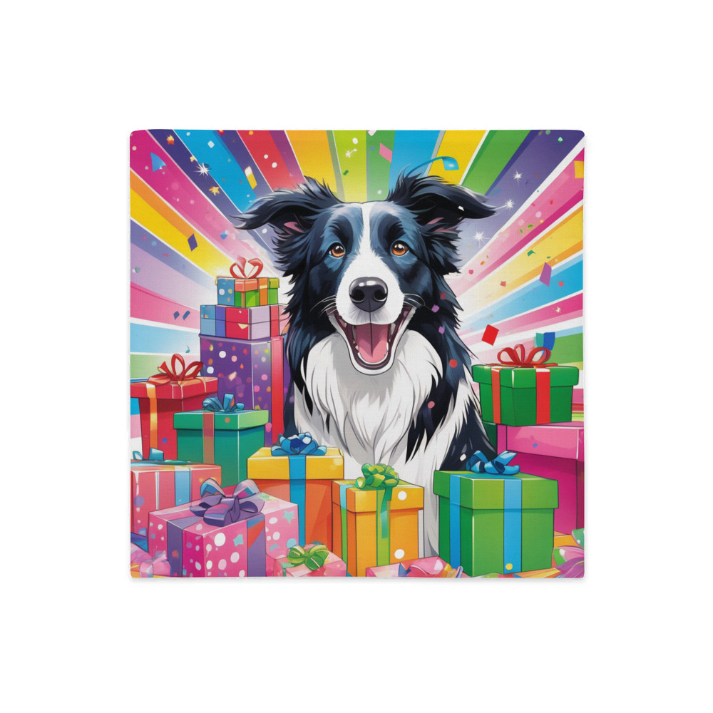 PugMug Custom Border Collie Premium Pillow Case