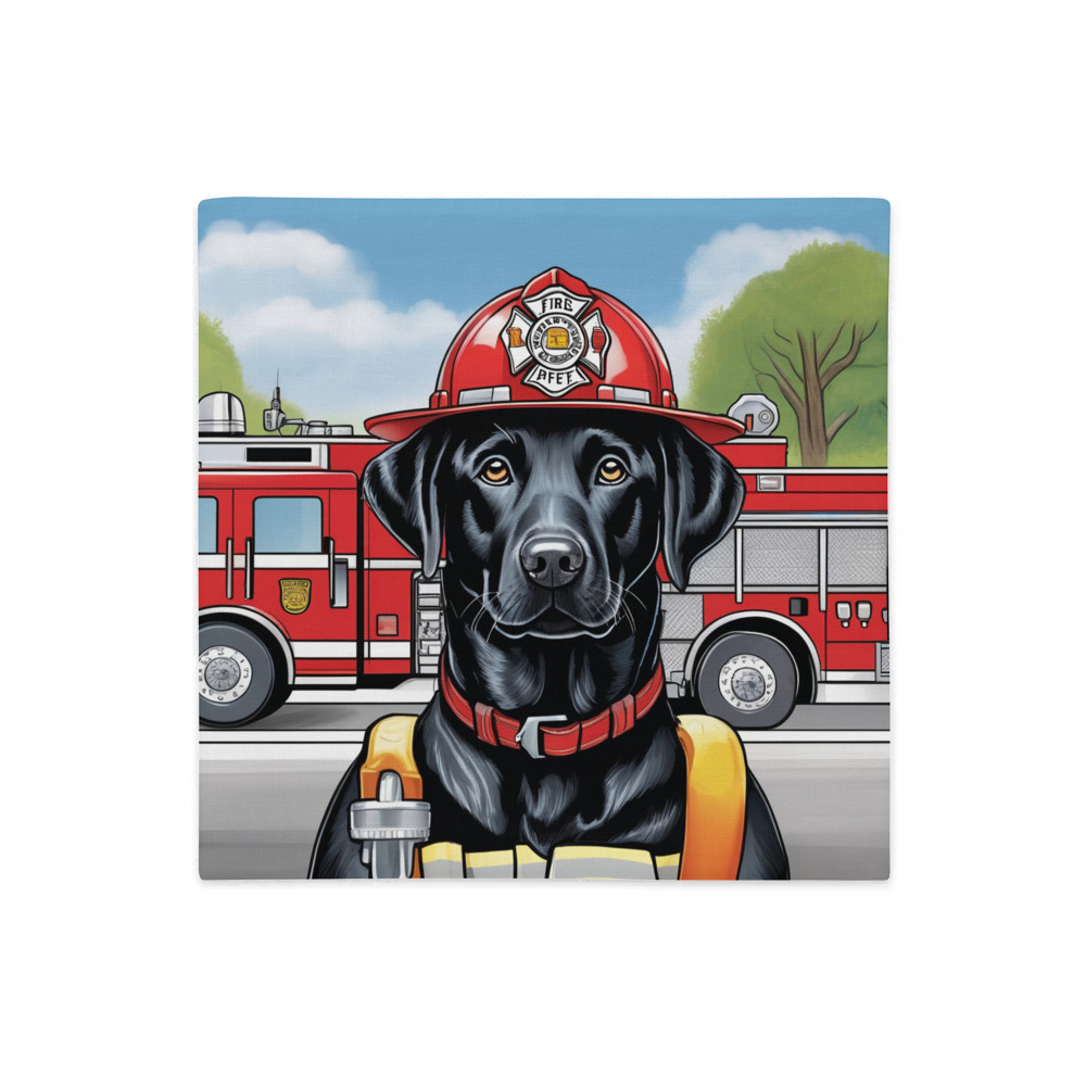 PugMug Custom Black Labrador Retriever Premium Pillow Case