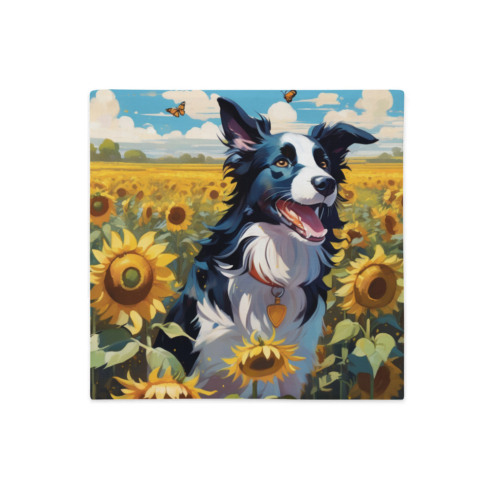 PugMug Custom Border Collie Premium Pillow Case