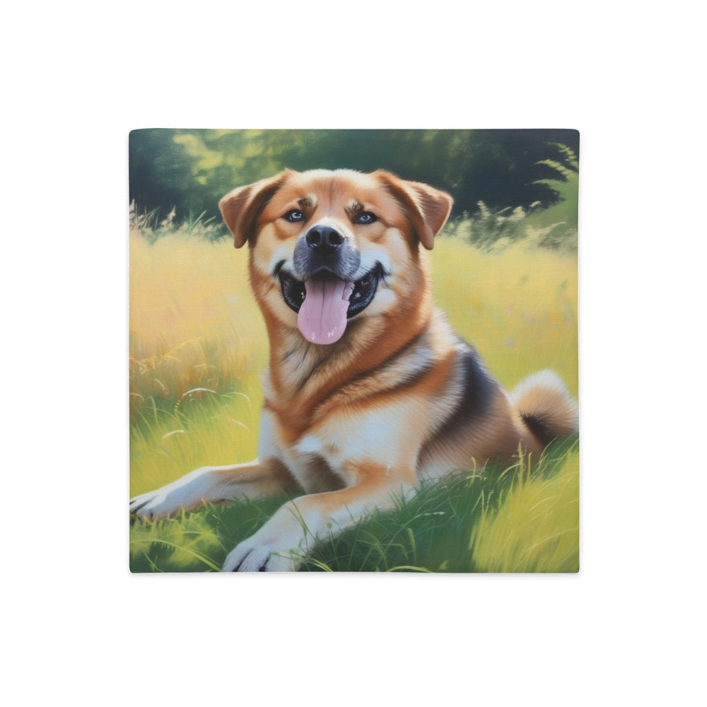 PugMug Custom Blue Premium Pillow Case