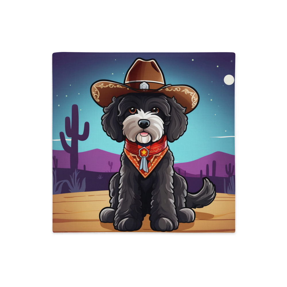 PugMug Custom Portuguese Water Dog Premium Pillow Case