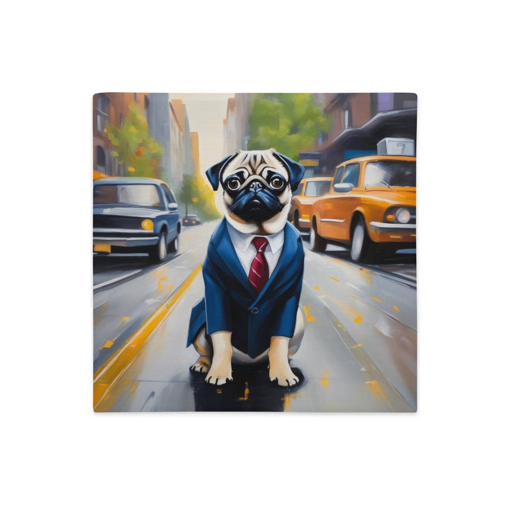PugMug Custom Pug Premium Pillow Case