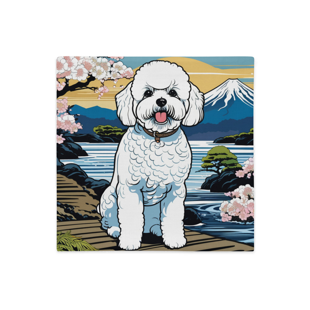 PugMug Custom Bichons Frise Premium Pillow Case