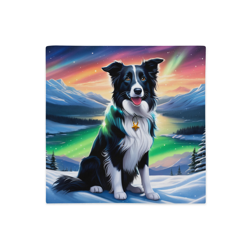PugMug Custom Border Collie Premium Pillow Case