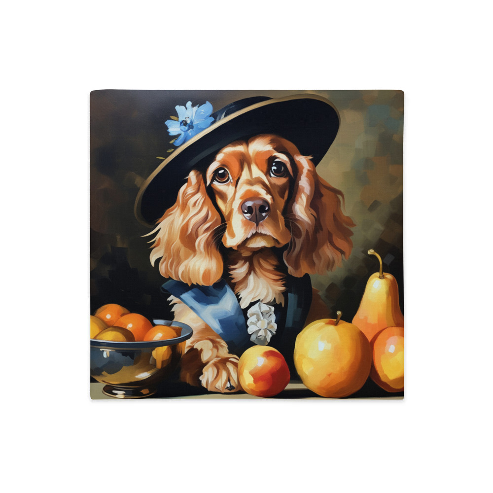 PugMug Custom Cocker Spaniel Premium Pillow Case