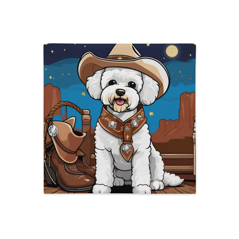 PugMug Custom Bichons Frise Premium Pillow Case