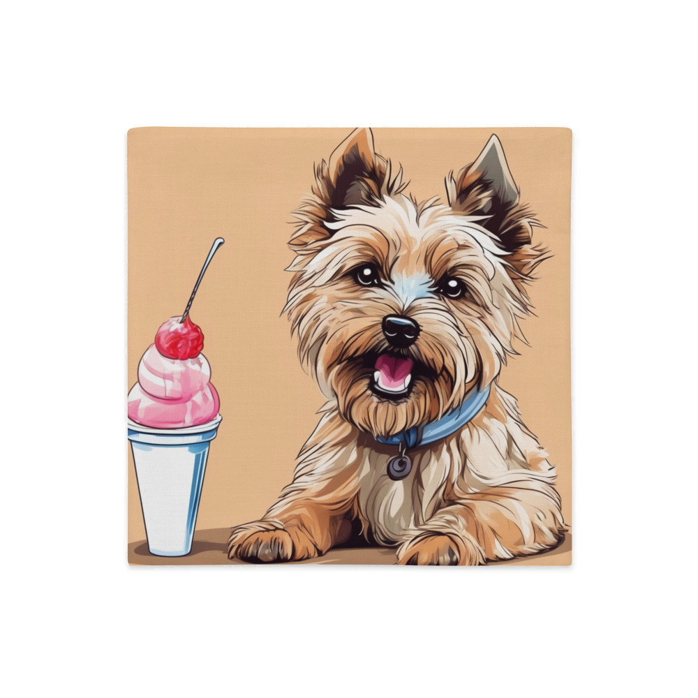 PugMug Custom Cairn Terrier Premium Pillow Case