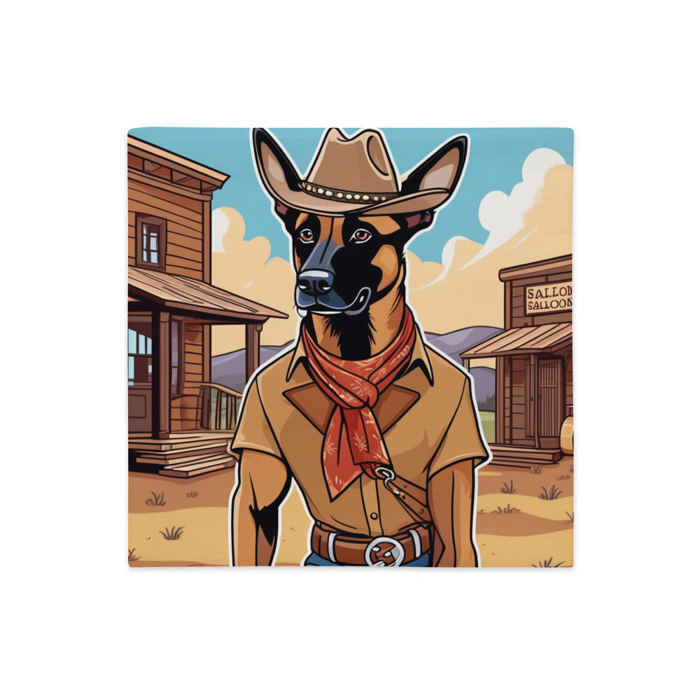 PugMug Custom Belgian Malinois Premium Pillow Case