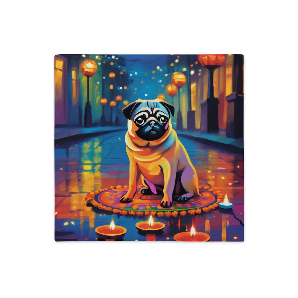 PugMug Custom Pug Premium Pillow Case