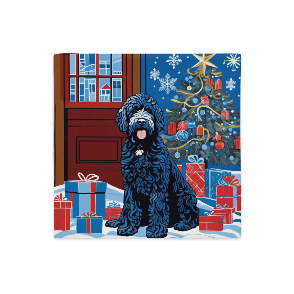 PugMug Custom Portuguese Water Dog Premium Pillow Case
