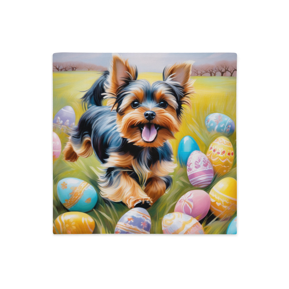 PugMug Custom Yorkshire Terrier Premium Pillow Case