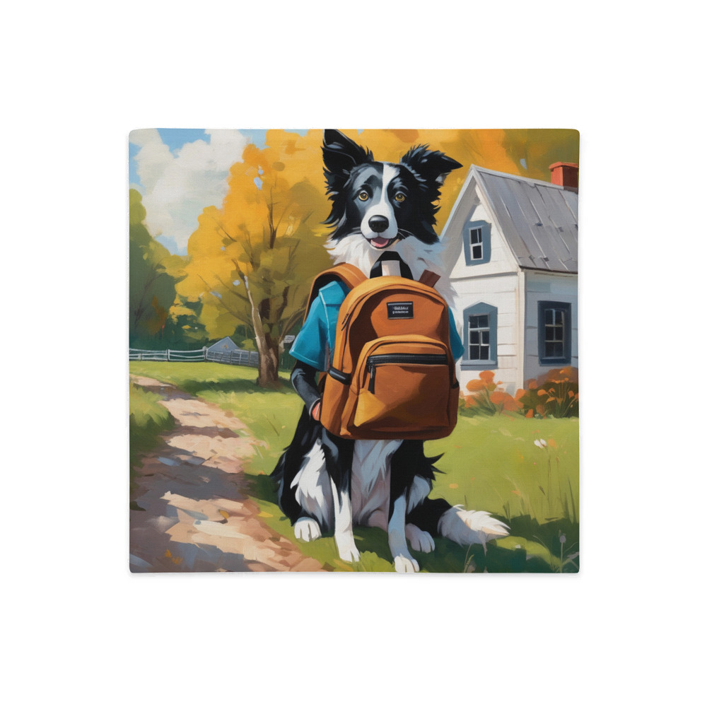 PugMug Custom Border Collie Premium Pillow Case