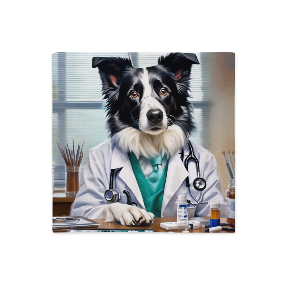 PugMug Custom Border Collie Premium Pillow Case