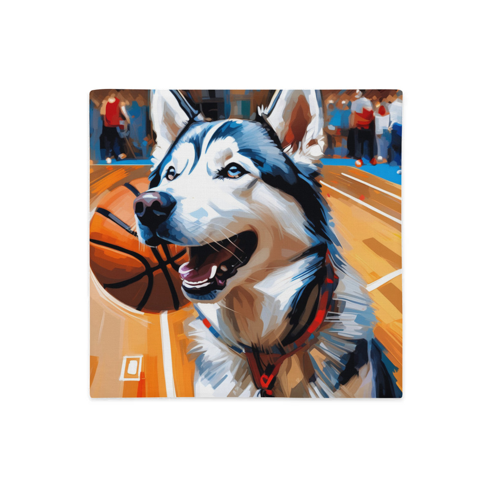 PugMug Custom Siberian Husky Premium Pillow Case