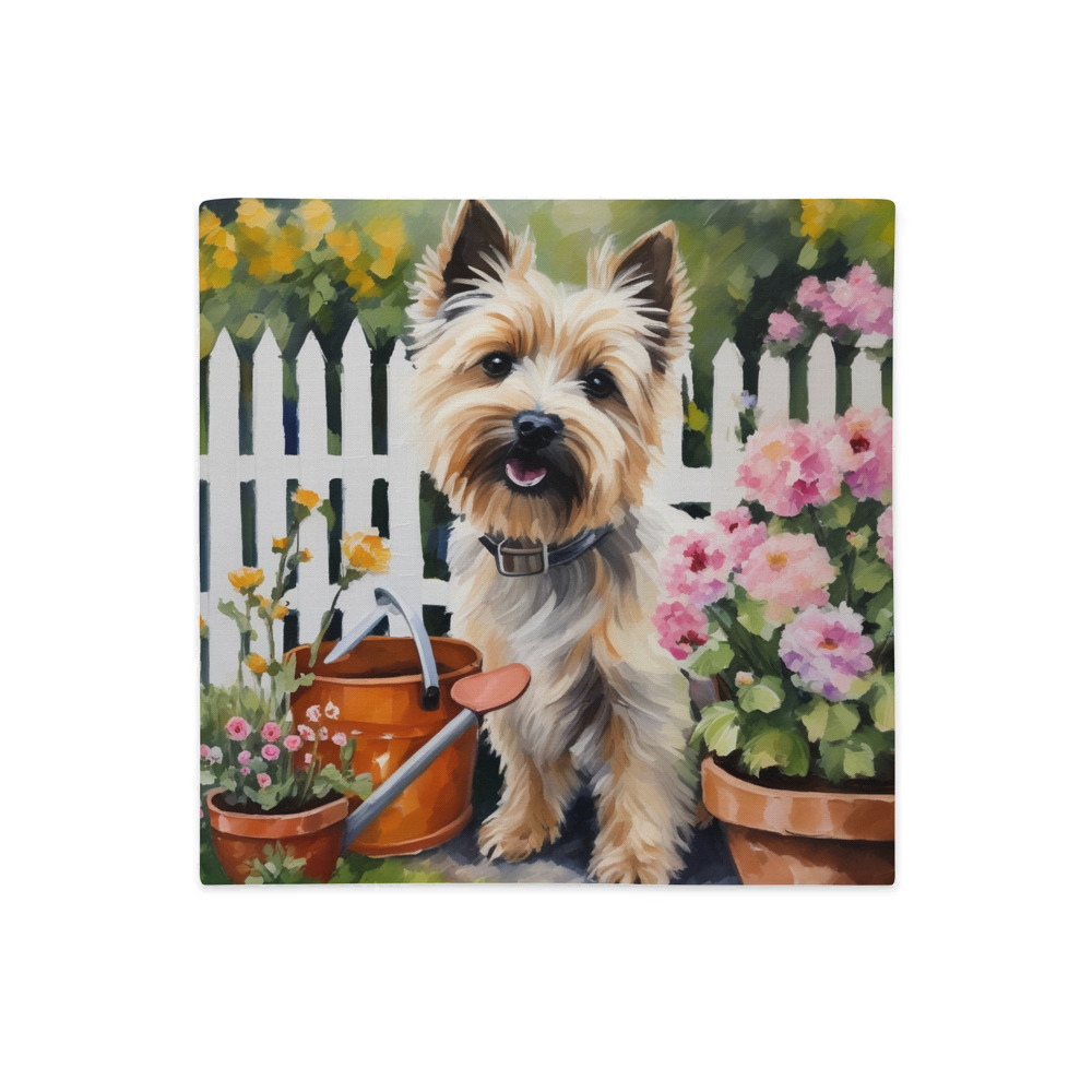 PugMug Custom Cairn Terrier Premium Pillow Case