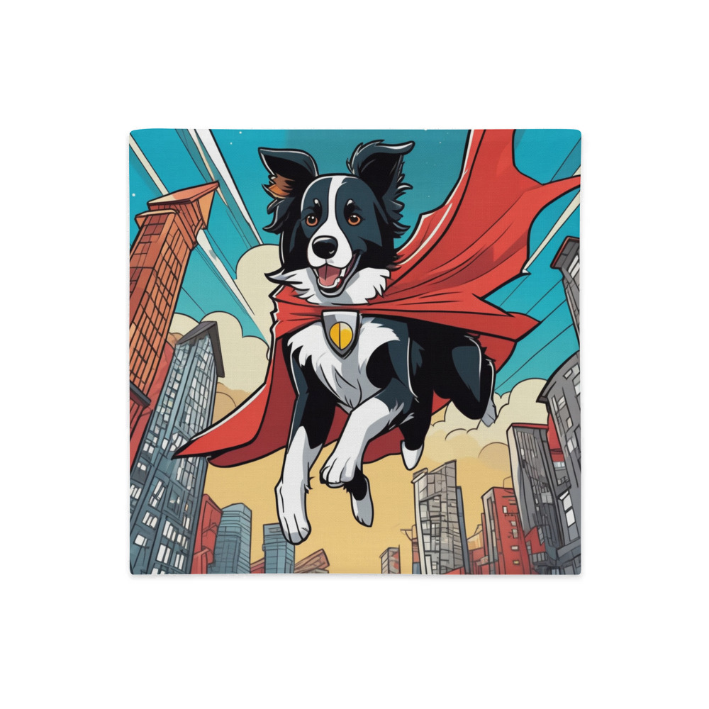 PugMug Custom Border Collie Premium Pillow Case